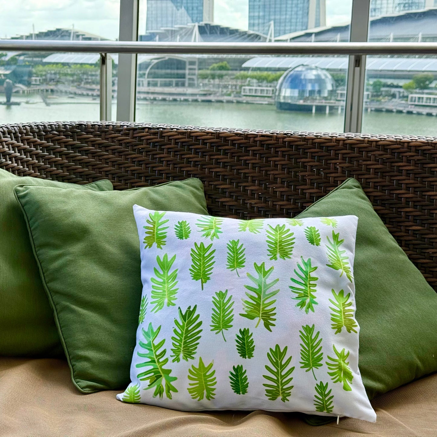 Xanadu Plant Green Pillowcase