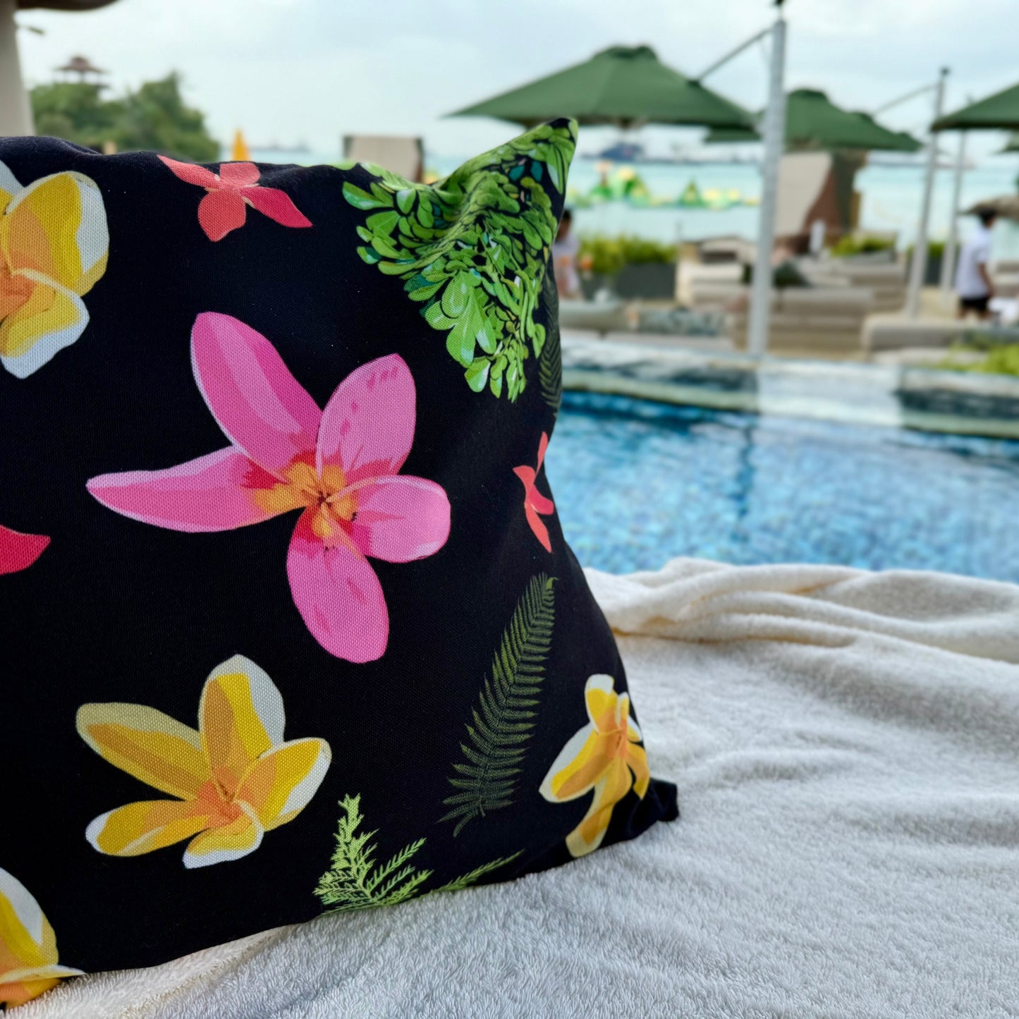 Tropical Night Themed Pillowcase