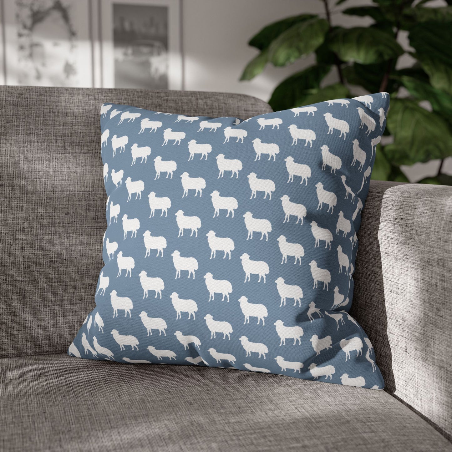 Little Lamb Square Pillowcase